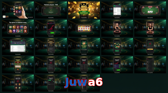 Main screen of Juwa6 bet page for PK players